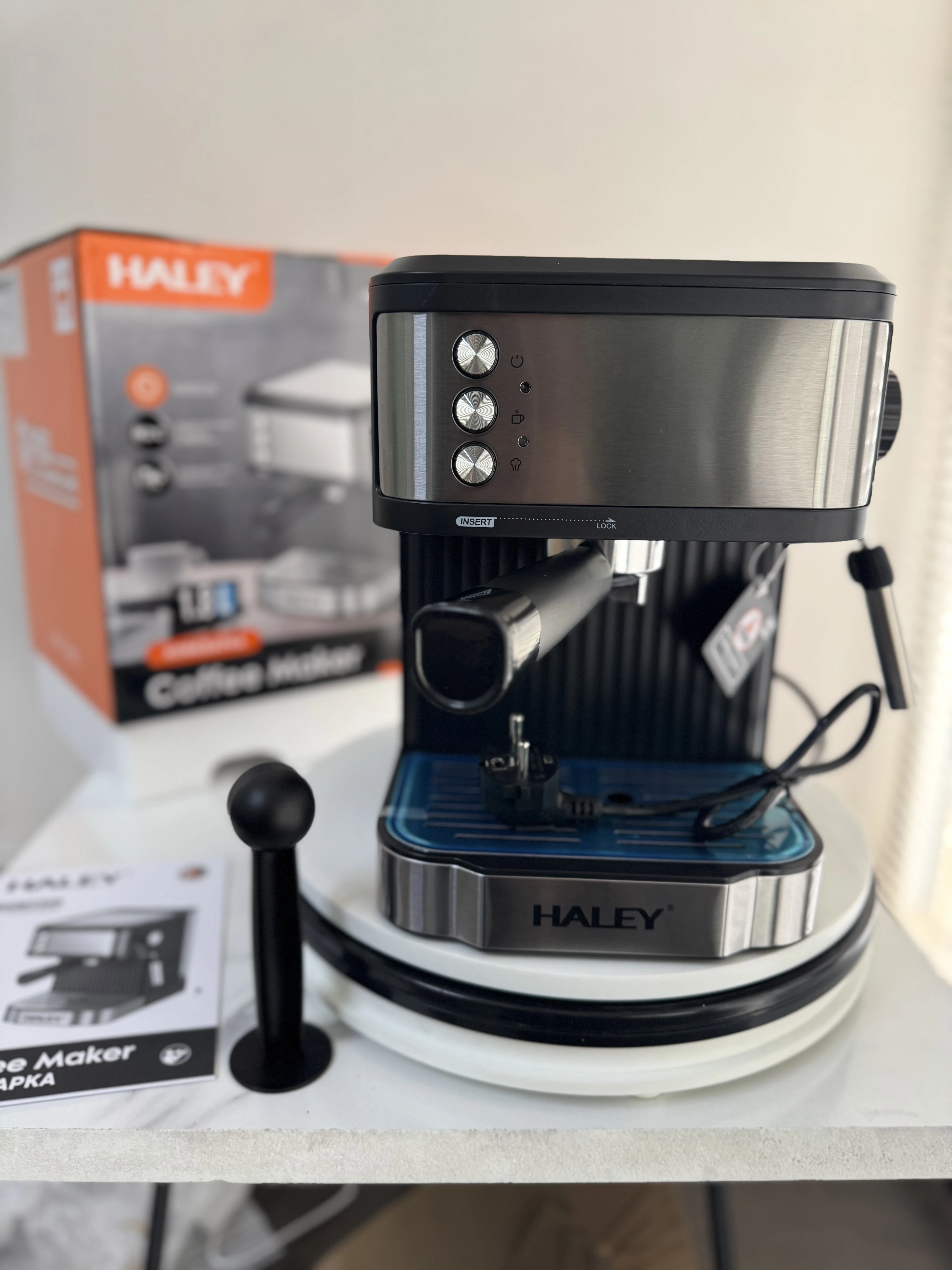 مكينة صنع القهوة 2في1 أوريجينال من العلامة العالمية هايلي   Cafetiere 2en1 ORIGINAL du marque mondial HALEY