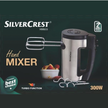 خلاط من الإنوكس 300 واط سيلفركراست BATTEUR INOX 300 w  SilverCrest
