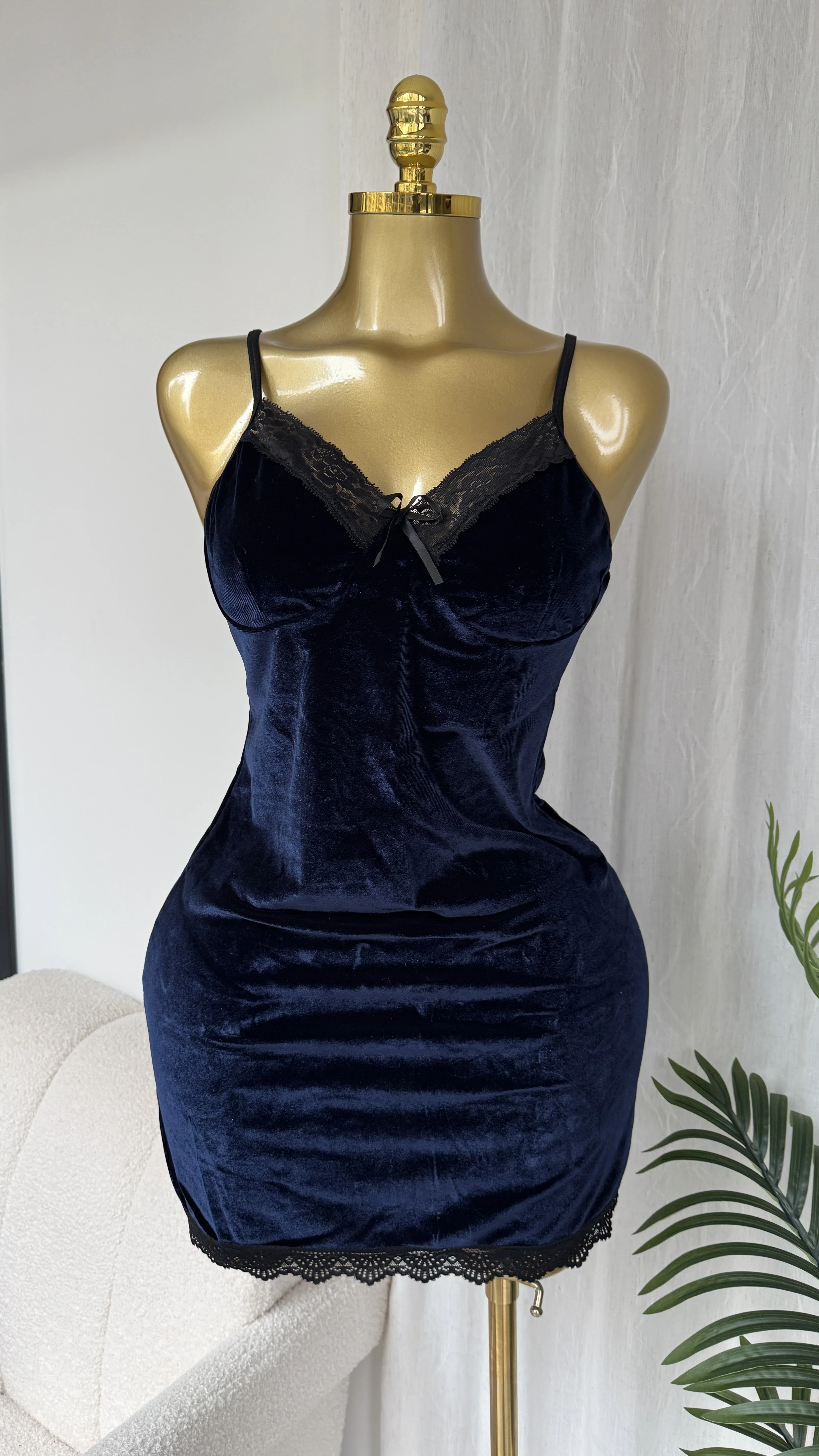 Chemise De Nuit bleu