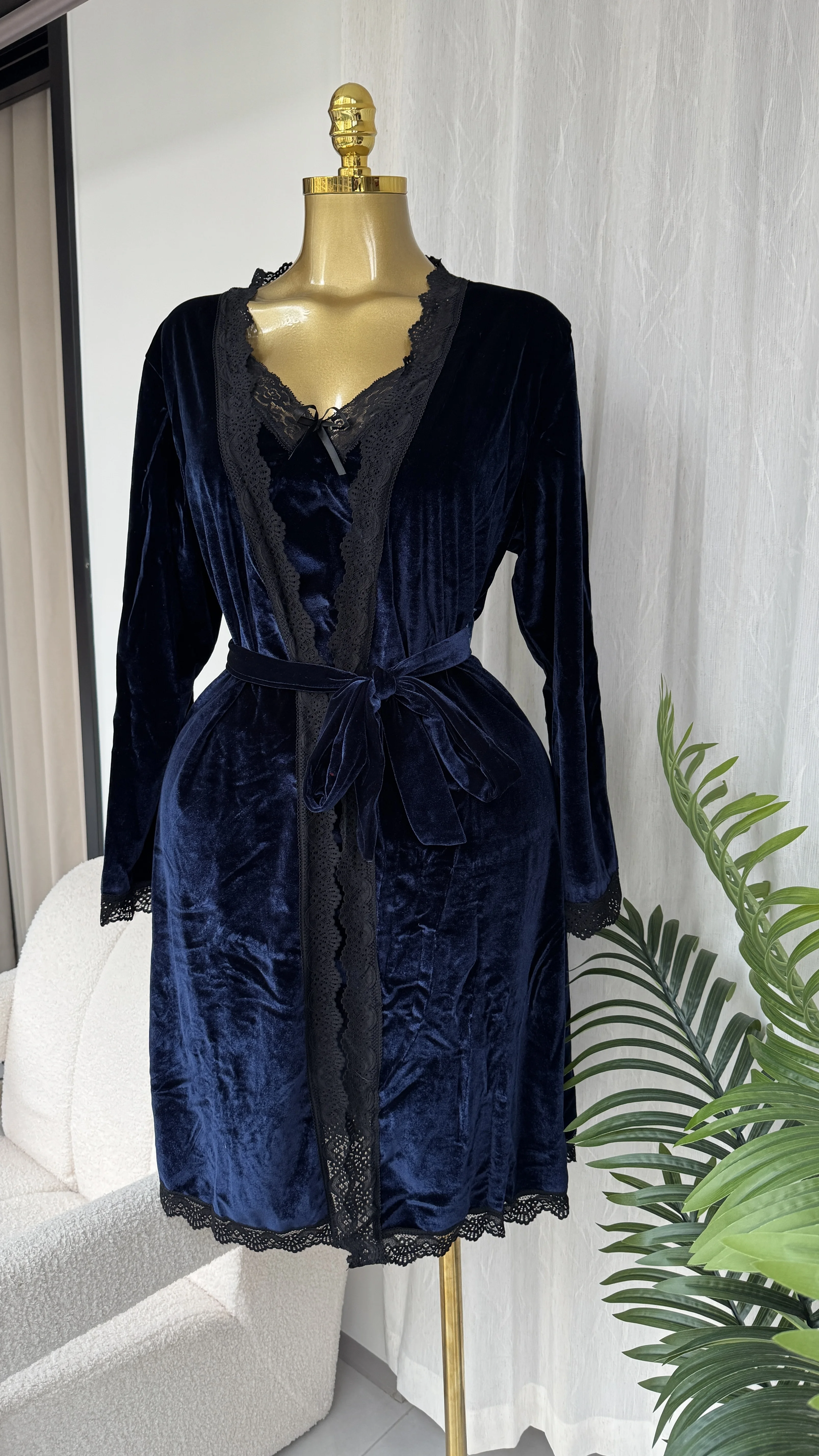 Chemise De Nuit bleu