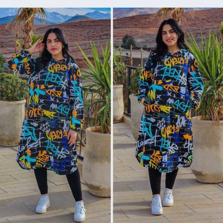 كابيتش طويل اوفر سايز التوب :مونطوني  تركيا