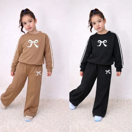 طقم بناتي أنيق لفصل الربيع 🌸