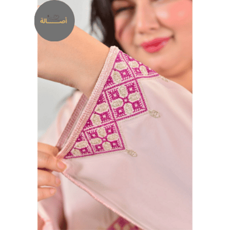 جلابة كريب روزا بروميان الكاليتي العالية – مزيج الأصالة والمعاصرة