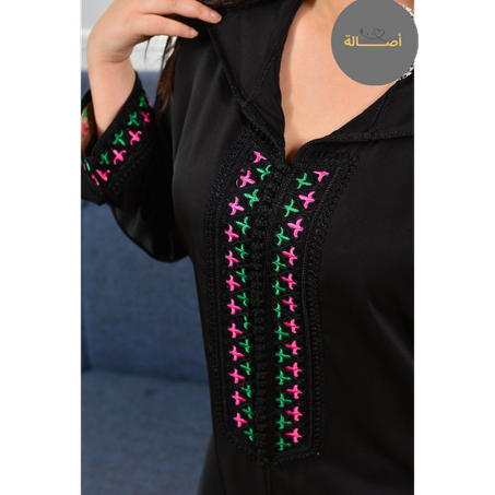 🛍️ جلابة كريب روزا - الأناقة العصرية بتصميم متميز