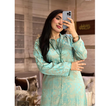 ✨ جلابة كمخة النخبة الأولى بالستان دومي سوا ✨