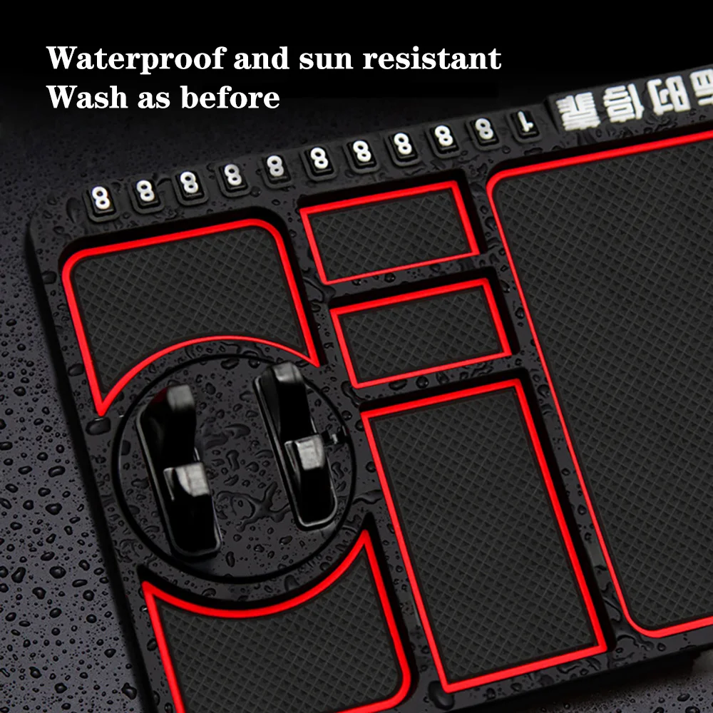 Tapis Antidérapant Multifonctionnel Pour Tableau De Bord De Voiture