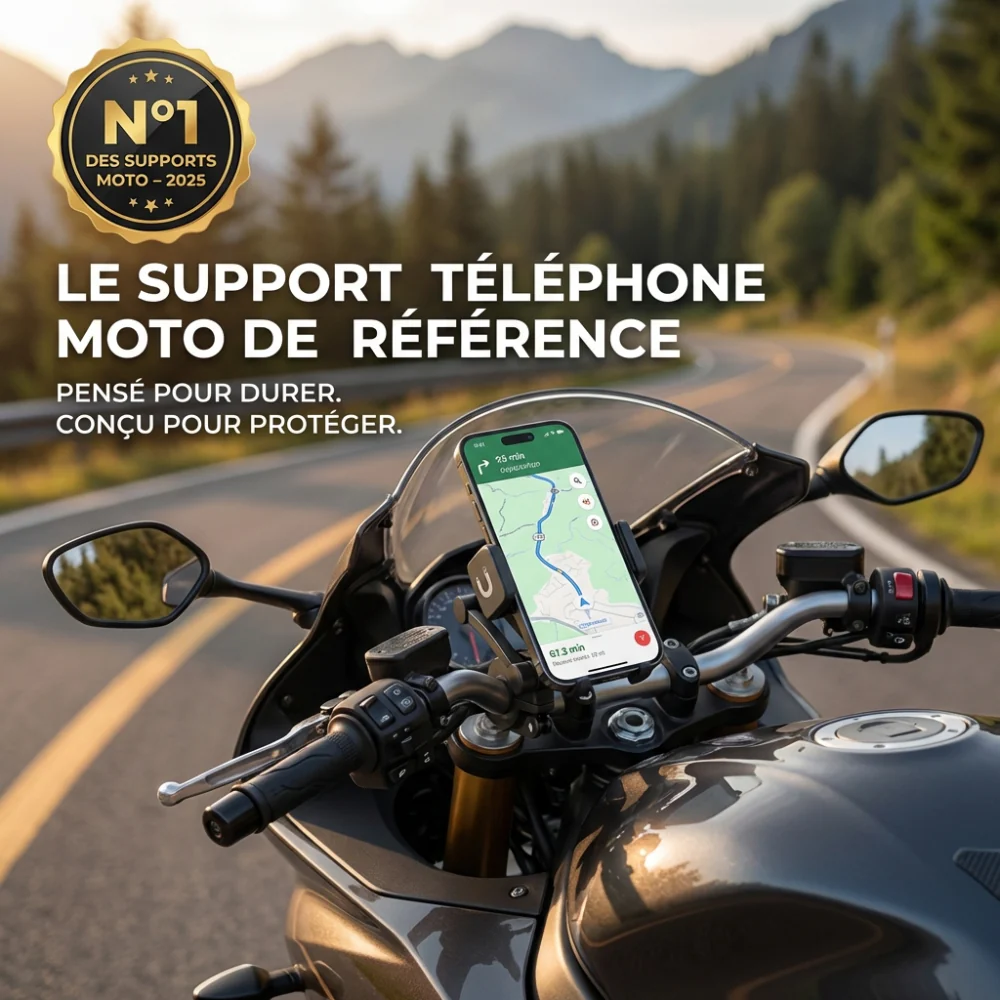 MagniRide PRO™ – Support Téléphone 360° Ultra-Stable & Étanche