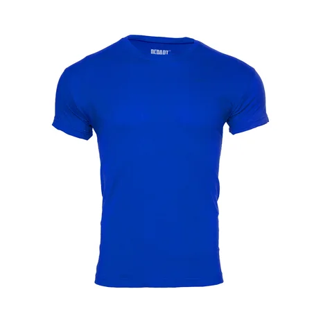 T-SHIRT HOMME BLEU 100% COTON SIMPLE