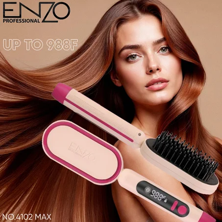 Peigne Pour Cheveux Chauffante Lissante Pro 988F°