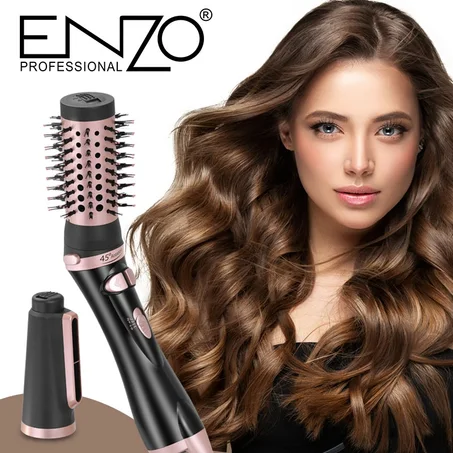 Brosse Sèche-Cheveux Volumisante ENZO EN-757 2 en 1