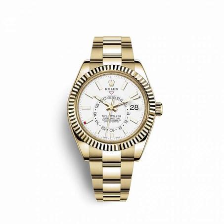 Rolex Sky Dweller Gold-White
