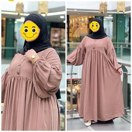 ✨ عباية صدفة أنيقة ✨ للمحتجبات والغير محتجبات - للخروج والمناسبات