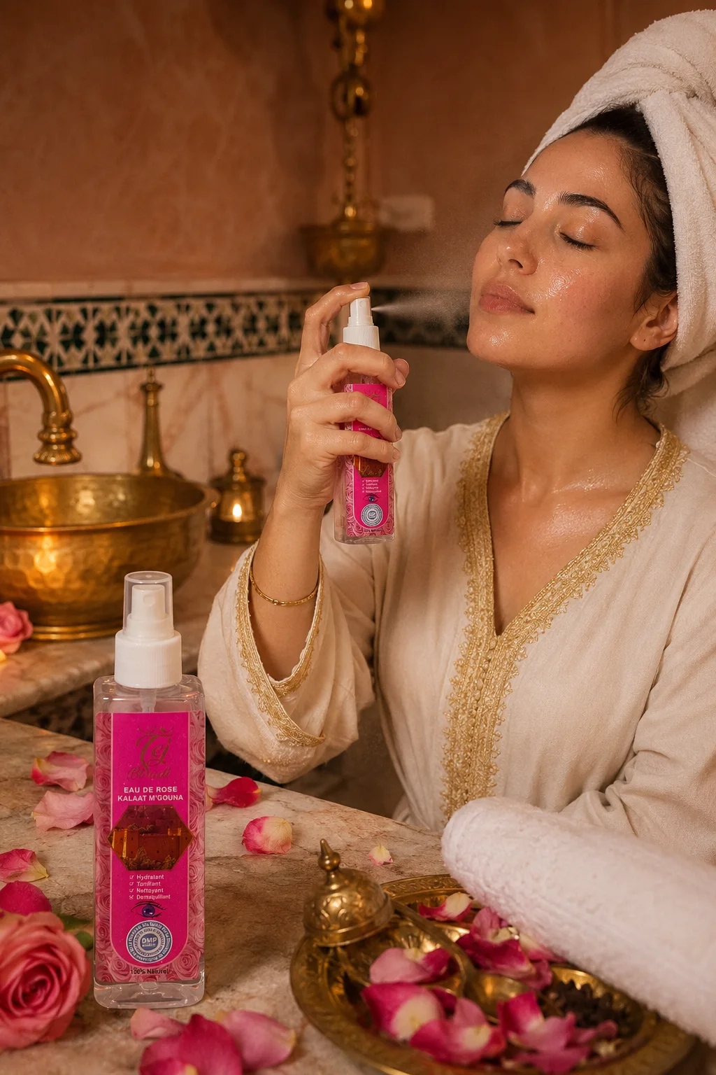 🌹 Eau de Rose Naturelle – Éclat & Fraîcheur /   125ML