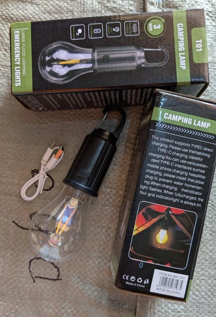 Ampoule Rechargeable – La lumière même sans électricité !