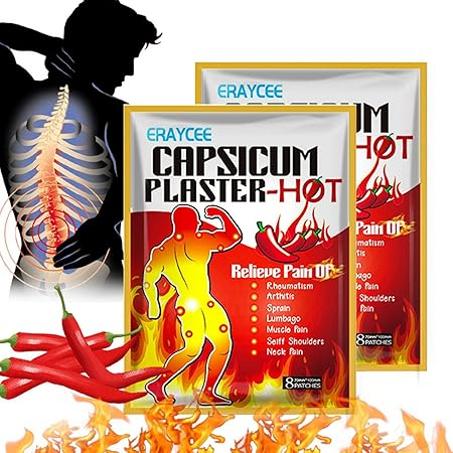 لصقات الفلفل الحار: الحل الطبيعي لتخفيف آلام العضلات والمفاصل