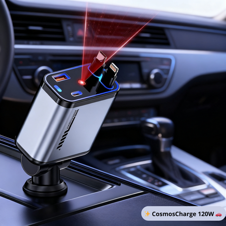 ⚡ AstroCharge 120W – Chargeur Auto Galactique
