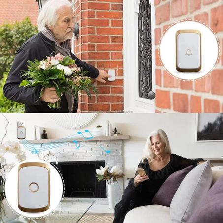 Carillon Sans Fil Intelligent – ​​Jusqu’à 300M de Portée