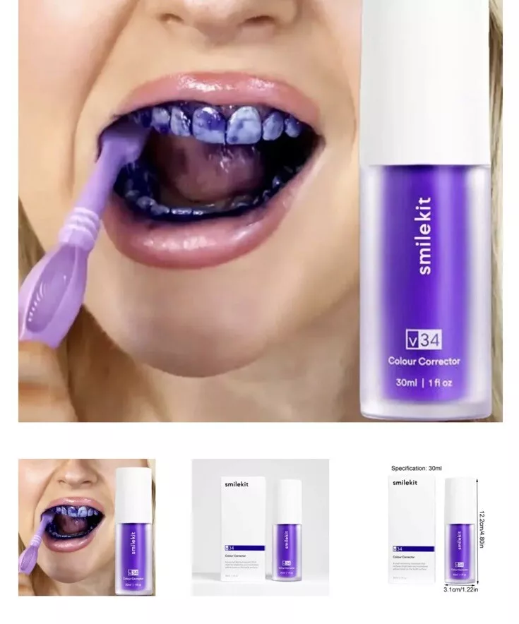 • Whitening Foam Toothpaste