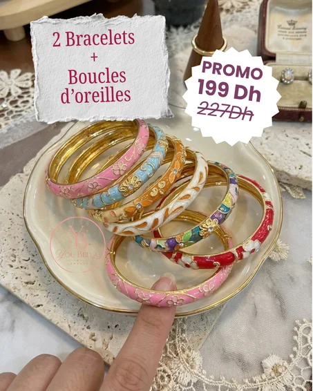 PROMOTION 2 BRACELETS + BOUCLES D'OREILLES