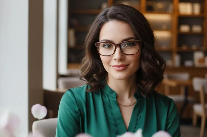 Lunette James Robert JR06 – Acétate Marron Écaillé – Élégance Rectangulaire Classique