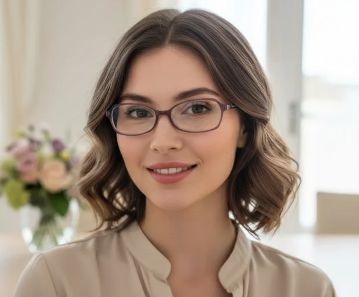 Lunette Marithé + François Girbaud GL16106 – Acétate Marron & Branche Métal Bronze