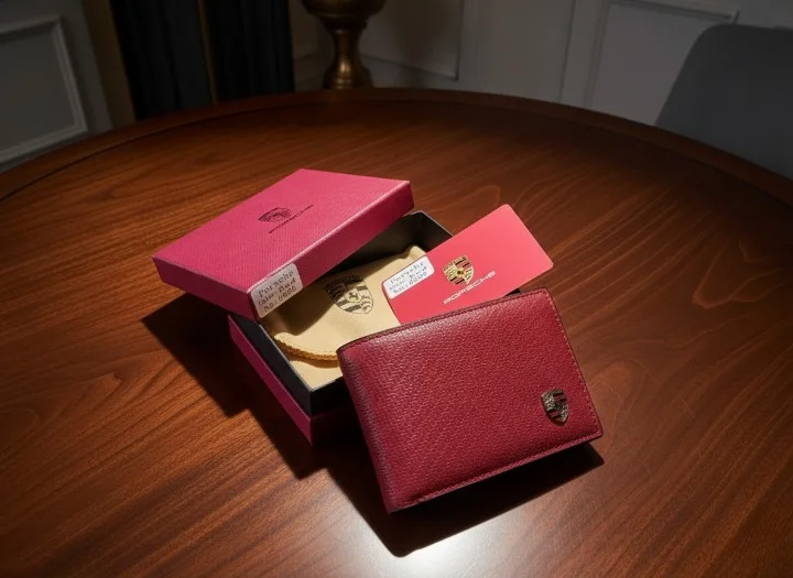 Porte-clés Porsche Luxe - Cuir