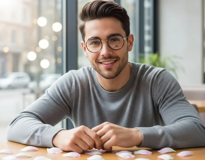 Lunette Ronde Excellent EX1718 – Chrome & Acétate Marron Tortoise