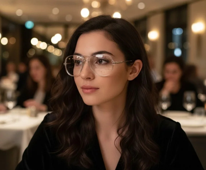 lunette STAR Eyewear ST2010 – Crystal Clear – Design Transparent Contemporain