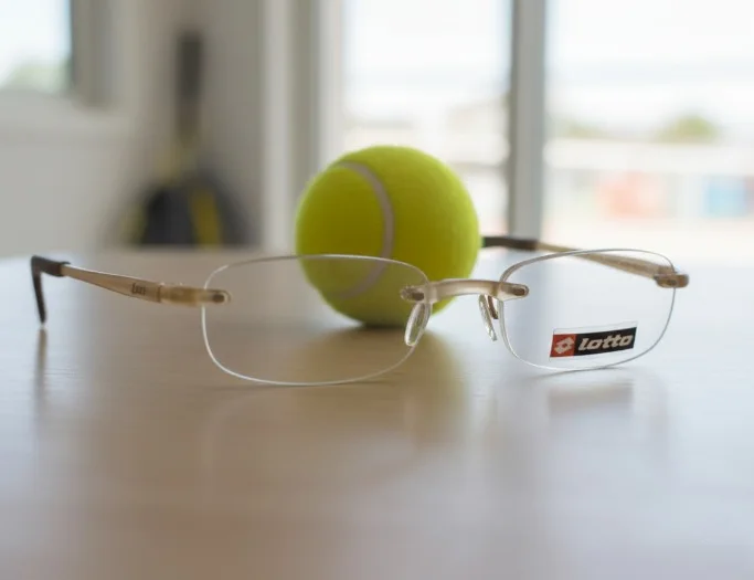 Lunette Percée Lotto LM0062 – Marron Crystal & Champagne – Ultra Légère