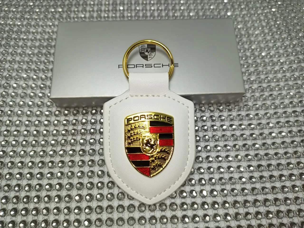 Porte-clés Porsche Luxe - Cuir