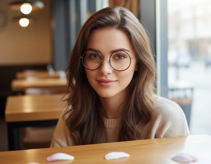 Lunette Ronde Excellent EX1718 – Chrome & Acétate Marron Tortoise