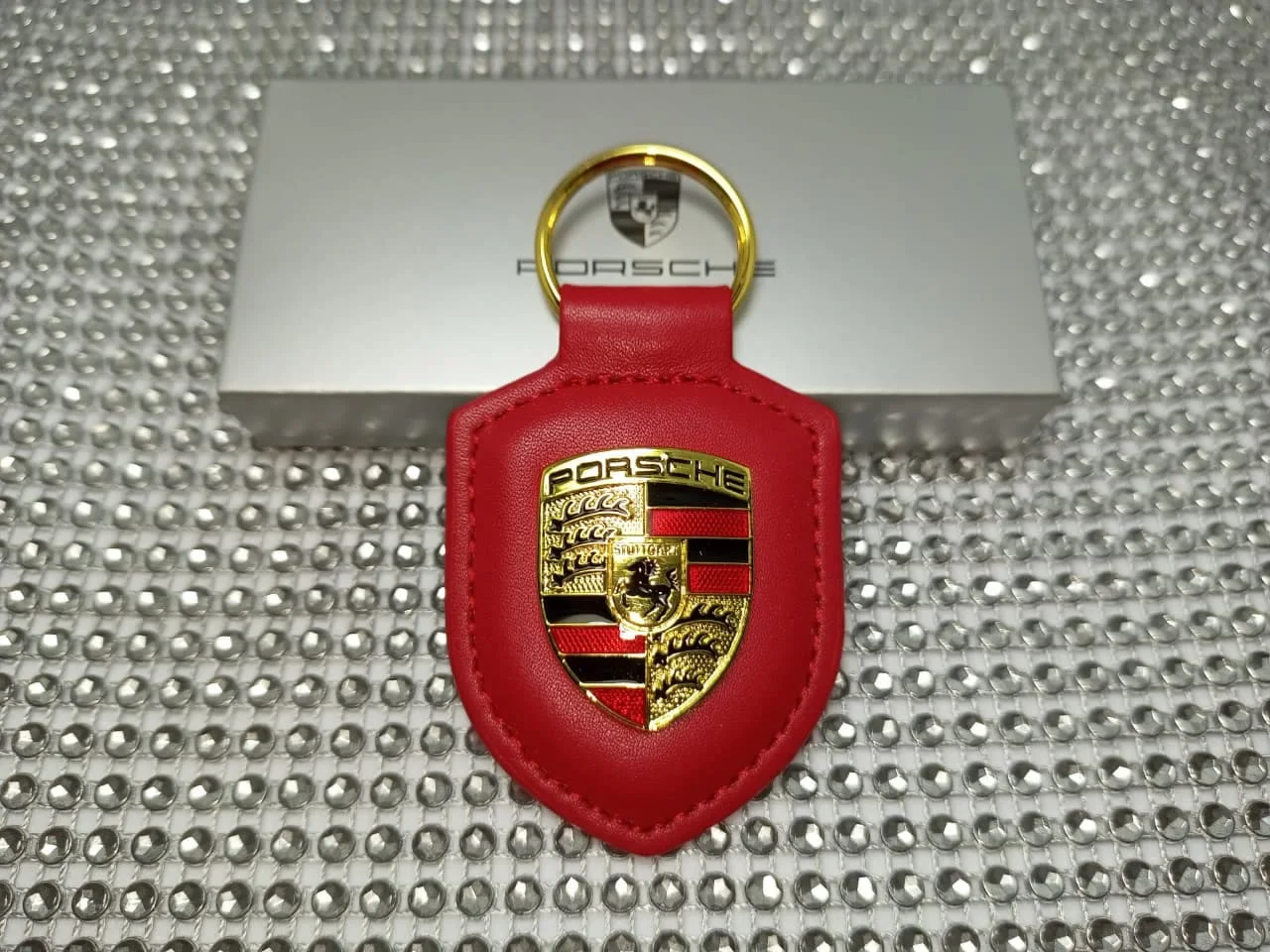 Porte-clés Porsche Luxe - Cuir