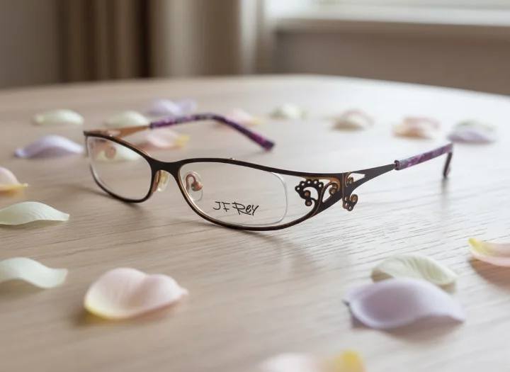 Lunette J.F. REY Gazelle 6020 – Marron Mat – Design Artisanal & Détails Floraux