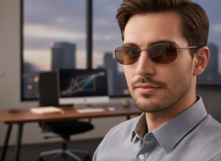 Lunette Percée Nanomètre avec face solaire