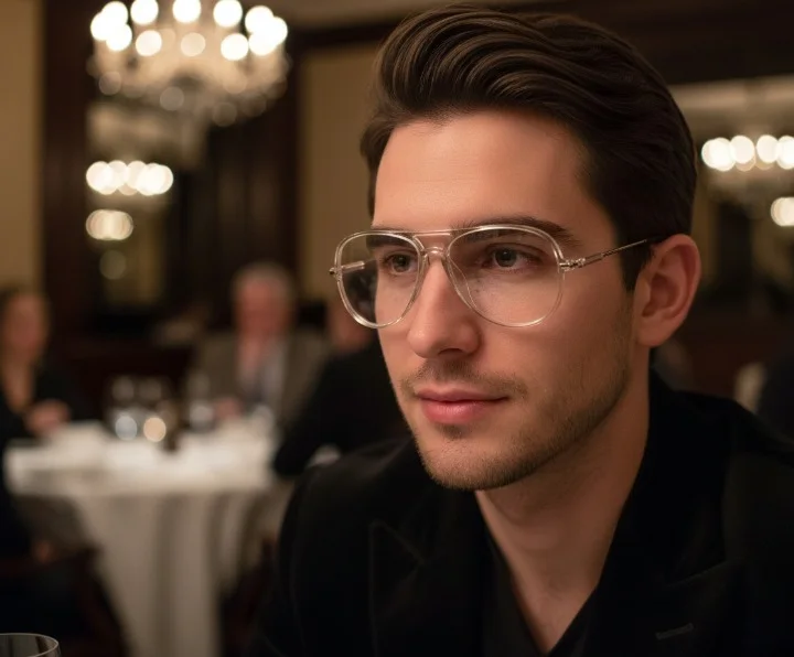 lunette STAR Eyewear ST2010 – Crystal Clear – Design Transparent Contemporain