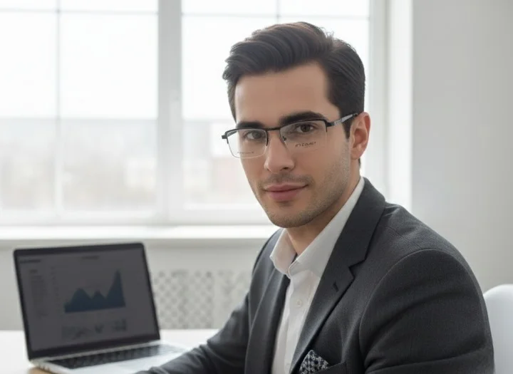 Lunette IN TIME IN71 – Gun Metal & Chrome – Design Demi-Cerclé