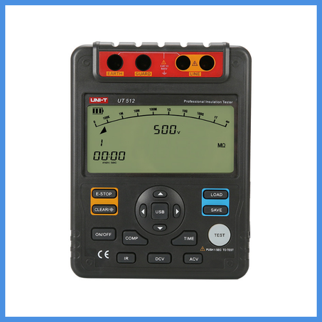 Mesureur de résistance d'isolation 1...30V/600V