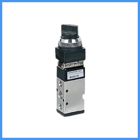 Distributeur pneumatique a commande commutateur 5/2