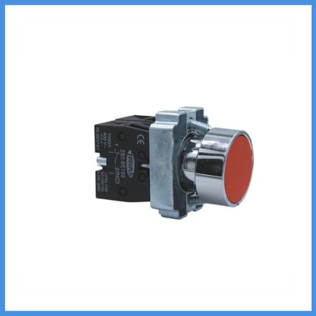 bouton poussoir rouge