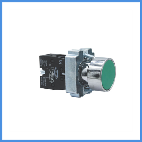 bouton poussoir vert