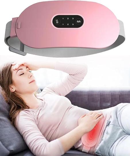USB Period Pain Relief Heating Belt Pink