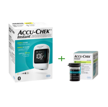COFFRET ACCU CHEK INSTANT: APPAREIL+60 BANDELETTES