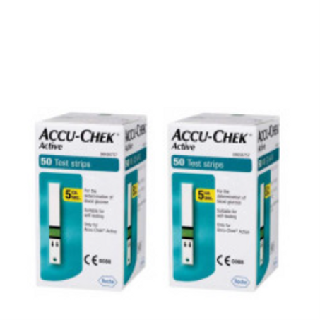 100 BANDELETTES ACCU CHEK ACTIVE