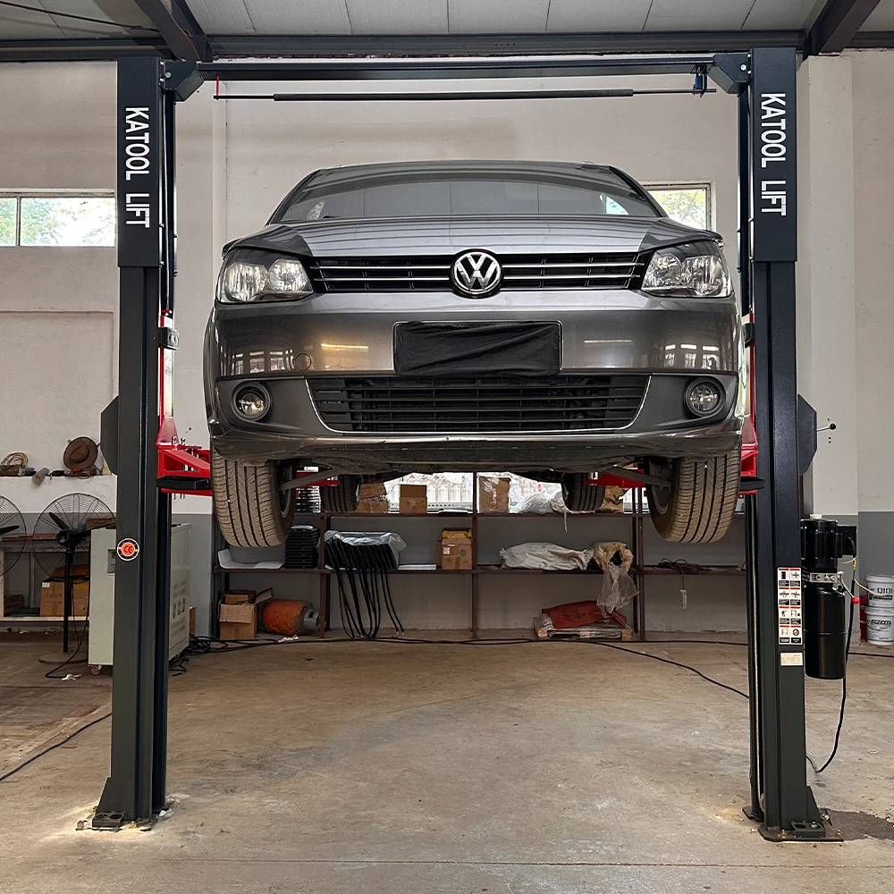 Single Lock Two Post Lift 11000lbs asymmetry arm 2 Post Auto Lift