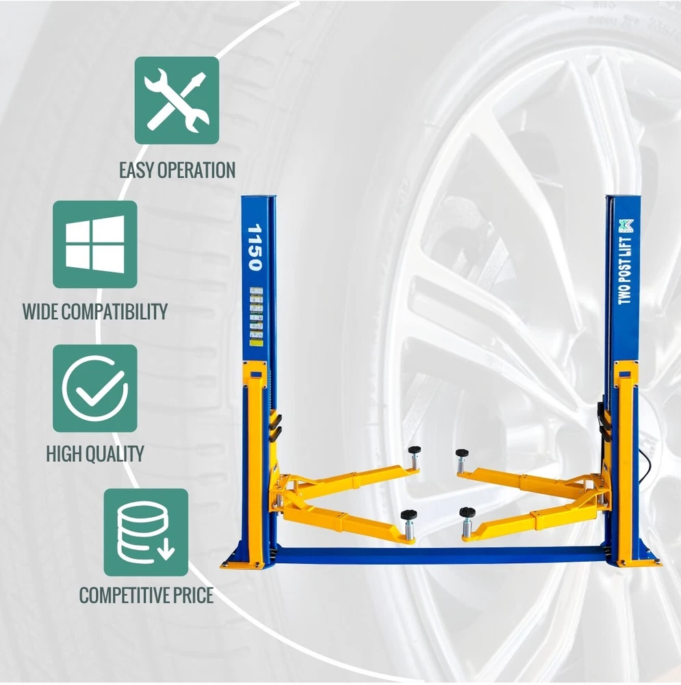 XK 11,500lbs Car Lift 1150 2 Post Lift Auto Truck Hoist 220V - Free Shipping