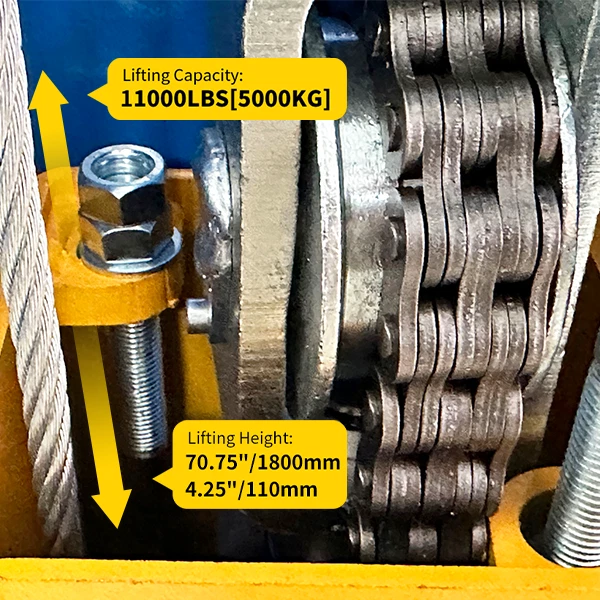 M&E 2 Post Lift 11000lbs Two Post Auto Lift Auto Truck Hoist Super Quality