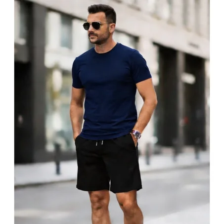 Nouvelle collection Tee-shirt + short en noir