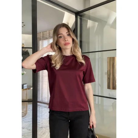 Nouvelle collection dabchi Tee-shirt col rond 💛