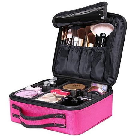 VALISE DE RANGEMENT MAQUILLAGE ROSE