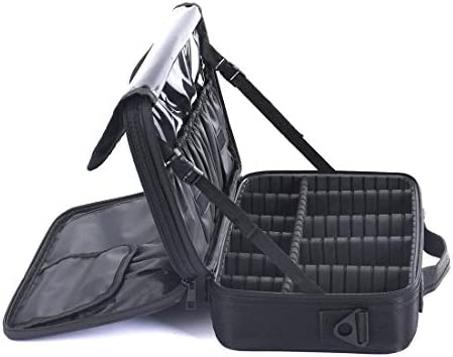 VALISE DE RANGEMENT DE MAQUILLAGE MOYENNE NOIR